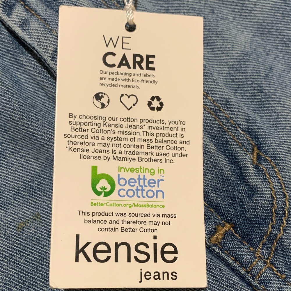Kensie Women's Blue Jean Shorts - Picture 7 of 12